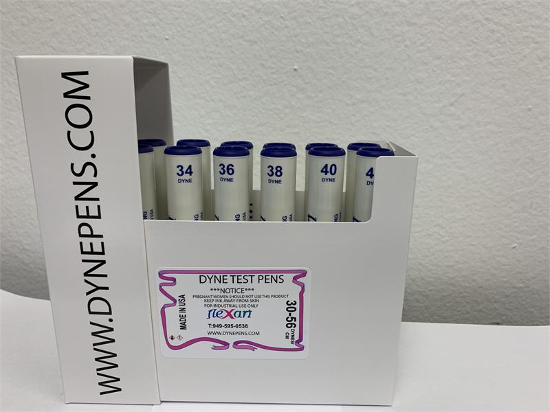 30 for plastic film poly films Dyne Test pens 1 doz / box 